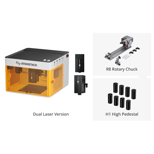 AtomStack P1 5W+1W lasergraveermachine